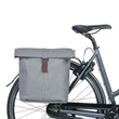 BASIL City Double kerékpár oldaltáska - szürke - 6