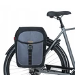 BASIL Miles Double kerékpár oldaltáska - fekete/szürke - 8