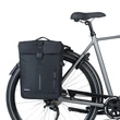 BASIL Move Double MIK kerékpár oldaltáska - fekete - 5