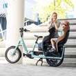 BOBIKE Exclusive Evolve Maxi kerékpár gyerekülés csomagtartóra - fekete - 8