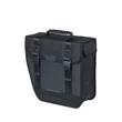 BASIL Tour Waterproof lekerekített egyoldalas kerékpáros csomagtartó táska, 14L, BALOS - fekete