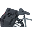 Kép 5/5 - BASIL Tour XL lekerekített dupla kerékpáros csomagtartó táska, 35L - fekete 5