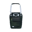 BASIL Miles Daypack egyoldalas kerékpáros csomagtartó táska, 17L - fekete/ lime 7