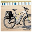 BASIL Miles Daypack egyoldalas kerékpáros csomagtartó táska, 17L - fekete/ lime 8