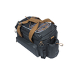 Kép 1/8 - BASIL Miles Trunkbag XL Pro kerékpáros csomagtartó táska 9-36L - fekete/bézs