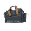 Kép 2/8 - Basil Miles Trunkbag XL Pro kerékpáros csomagtartó táska 9-36L - fekete/ bézs 2