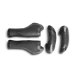Kép 1/3 - CUBE Natural Fit Comfort bilincses kerékpár markolat szarvval, Large - fekete