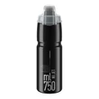 ELITE Jet Plus kerékpáros kulacs - fekete - 750 ml