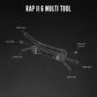 LEZYNE Rap II 6 kerékpár multiszerszám - 3