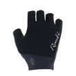 ROECKL Deleni rövid ujjú kerékpáros kesztyű - fekete - 6.0