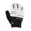 ROECKL Iguna rövid ujjú kerékpár kesztyű - fehér/fekete - 11.0