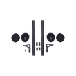 Kép 6/7 - BBB BHB-58 AeroLight időfutam könyöklő kerékpárhoz - fekete - 5