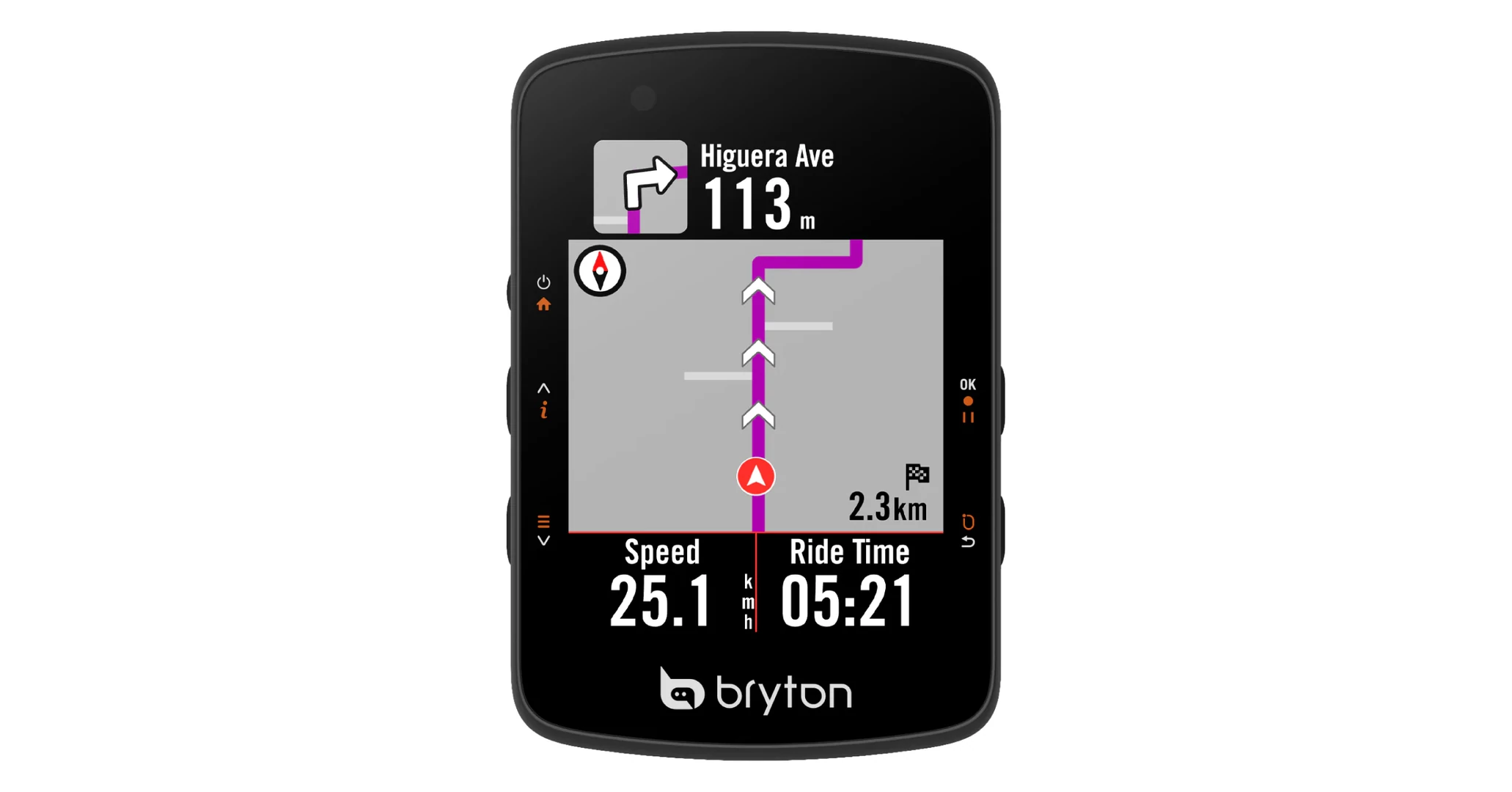 BRYTON Rider 550 E GPS kerékpár computer | bikecafe.hu