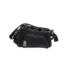 NEWLOOXS Sports Trunkbag kerékpáros csomagtartó táska, fekete/ szürke