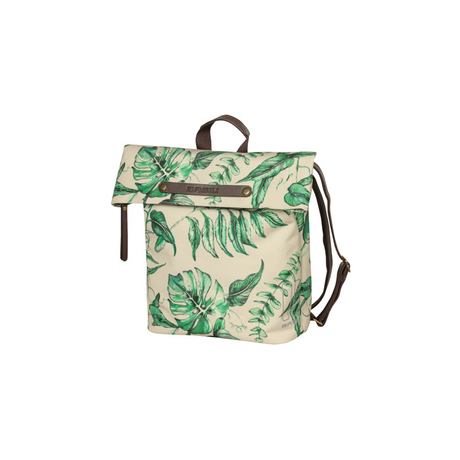 BASIL Ever-Green egyoldalas kerékpáros csomagtartó táska és hátizsák - bézs