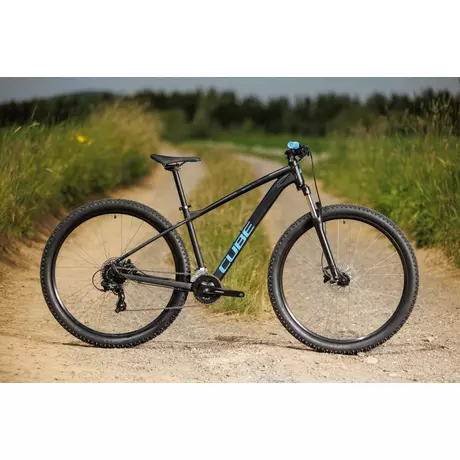 CUBE Aim 27.5-es MTB kerékpár 2023 - fekete/kék - 8