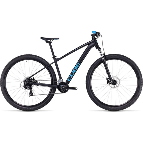 CUBE Aim 27.5-es MTB kerékpár 2023 - fekete/kék