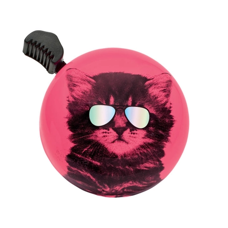ELECTRA Ringer Cool Cat kerékpáros csengő, pink, cicás