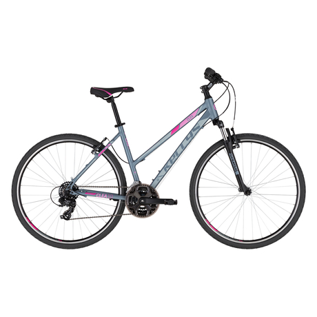 KELLYS Clea 10 női cross trekking kerékpár 2021, szürke-pink