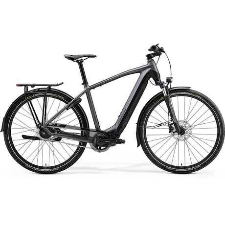 MERIDA eSPRESSO 700 EQ elektromos kerékpár 2022 - matt sötétezüst / fekete S