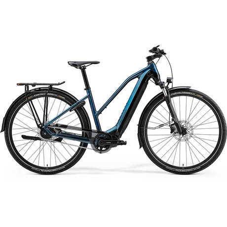 MERIDA eSPRESSO 700 EQ női elektromos kerékpár 2022 - zöldeskék kék/fekete L