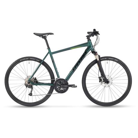 STEVENS 5X férfi cross trekking kerékpár - zöld
