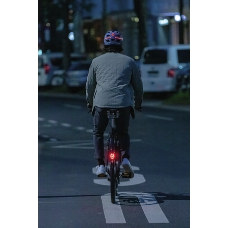ABUS Hyban 2.0 LED városi kerékpáros sisak beépített világítással - fekete L - 6