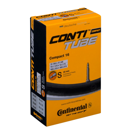 Continental Compact 16&quot; kerékpár belső gumi, 42mm Presta szeleppel