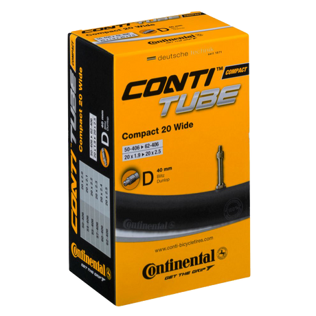Continental Compact 20&quot; széles kerékpár belső gumi, 40mm Dunlop szeleppel