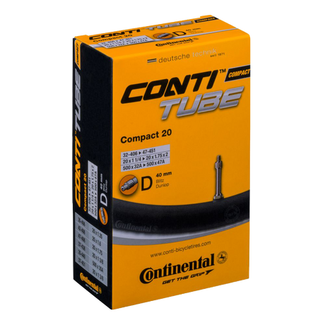 Continental Compact 20&quot; kerékpár belső gumi, 40mm Dunlop szeleppel