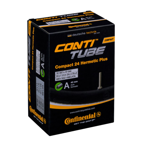 Continental Compact 24&quot; erősített kerékpár belső gumi, 40mm autószeleppel
