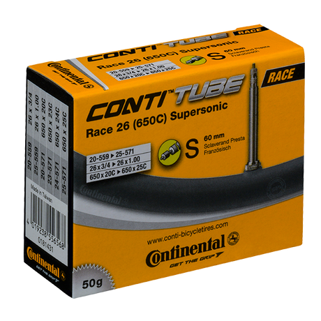 Continental Race 26&quot; Supersonic kerékpár belső gumi, 60mm Presta szeleppel