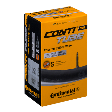 Continental Tour 26&quot; Wide kerékpár belső gumi, 42 mm  Presta szeleppel