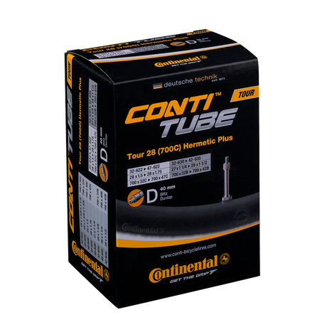 Continental Tour 28&quot; Hermetic Plus kerékpár belső gumi, 40mm Dunlop szeleppel