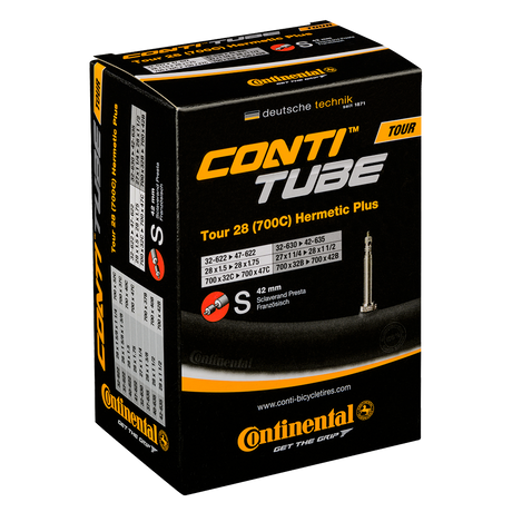 Continental Tour 28&quot; Hermetic Plus kerékpár belső gumi, 42mm Presta szeleppel
