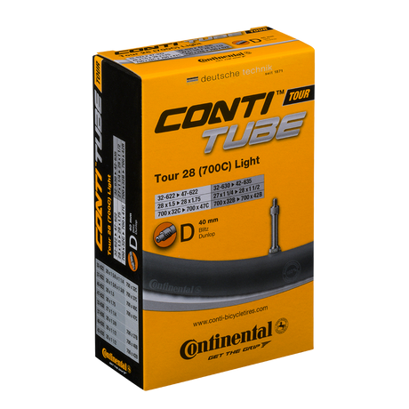 Continental Tour 28&quot; Light kerékpár belső gumi, 40mm Dunlop szeleppel