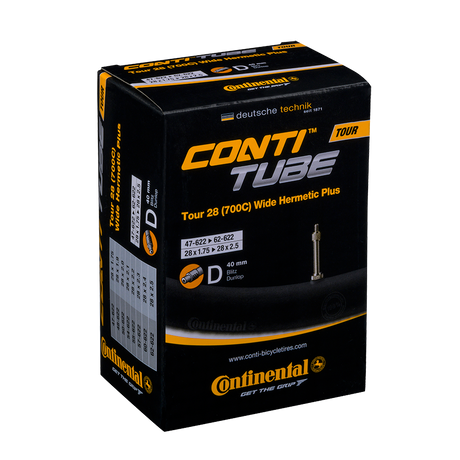 Continental Tour 28&quot; Wide Hermetic Plus kerékpár belső gumi, 40mm Dunlop szeleppel