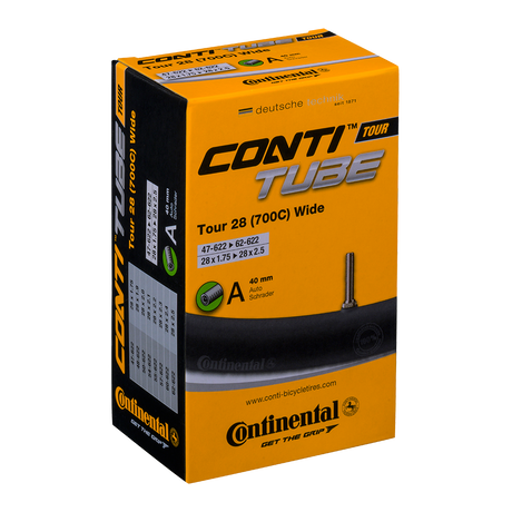 Continental Tour 28&quot; Wide kerékpár belső gumi, 40 mm autószeleppel
