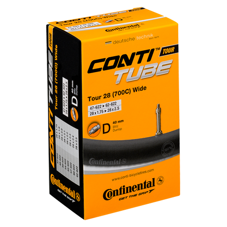 Continental Tour 28&quot; Wide kerékpár belső gumi, 40 mm Dunlop szeleppel