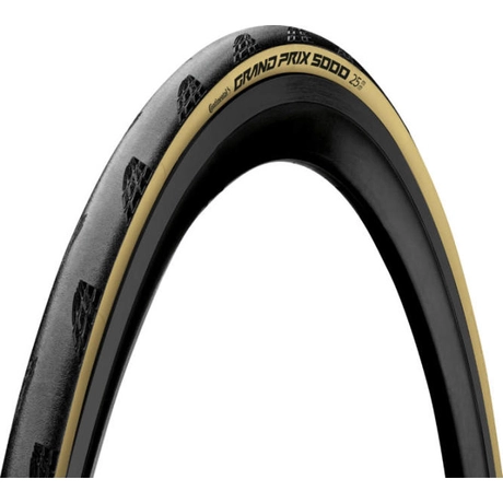 CONTINENTAL Grand Prix 5000 kerékpár külső gumi, hajtogathatós - fekete/krém 25-622