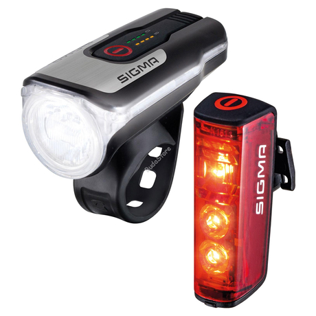 SIGMA Aura 80 USB + Blaze USB kerékpáros lámpa szett