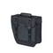 BASIL Tour Waterproof lekerekített egyoldalas kerékpáros csomagtartó táska, 14L, BALOS - fekete