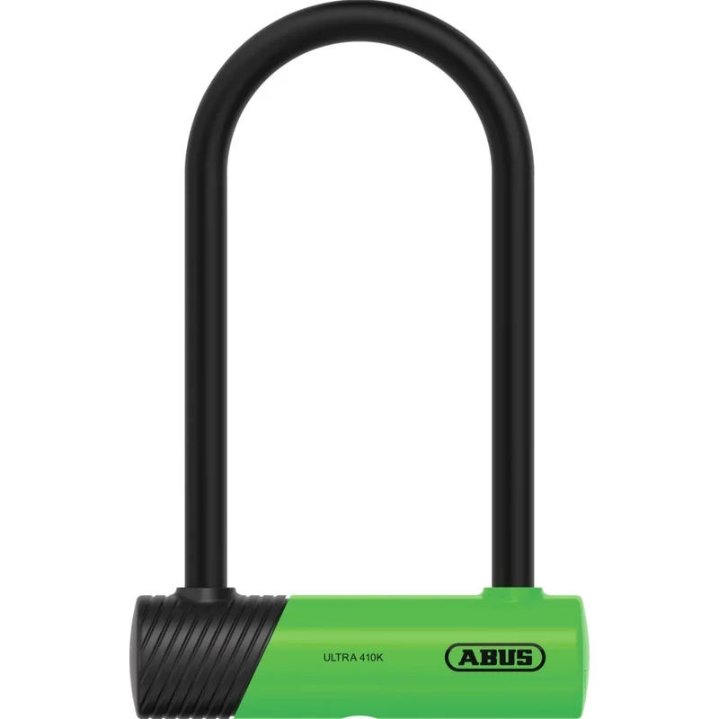 ABUS Ultra 410K kerékpár U-lakat + SH - zöld