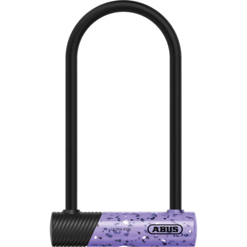 ABUS Ultra 410K kerékpár U-lakat + SH - lila