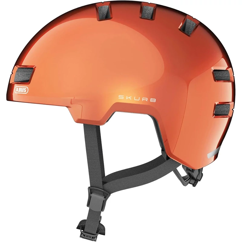 ABUS Skurb kerékpáros sisak - aranyhal narancs
