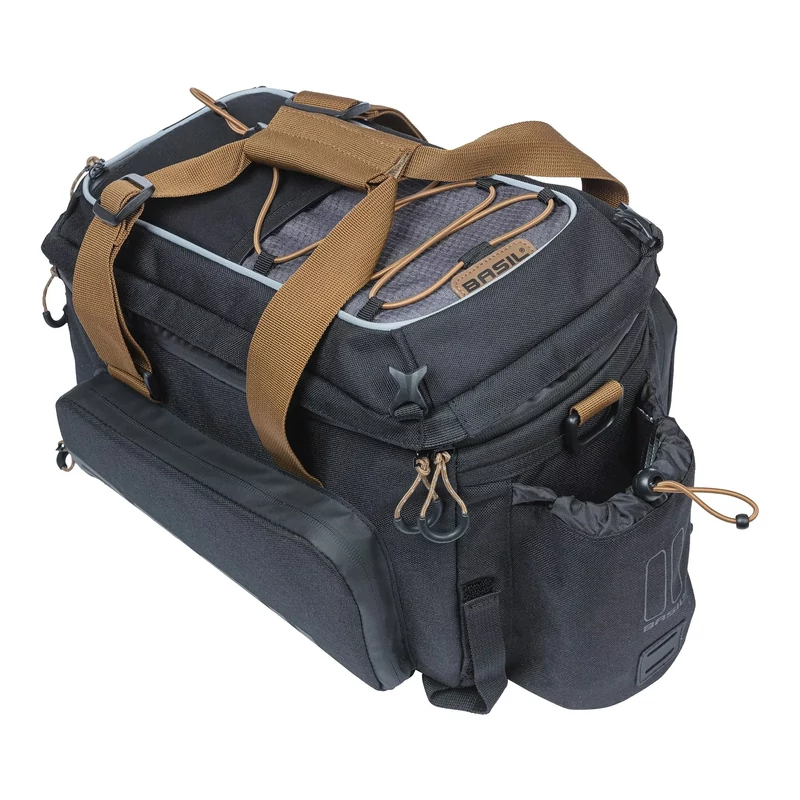 BASIL Miles XL Pro kerékpár csomagtartó táska - fekete/szürke