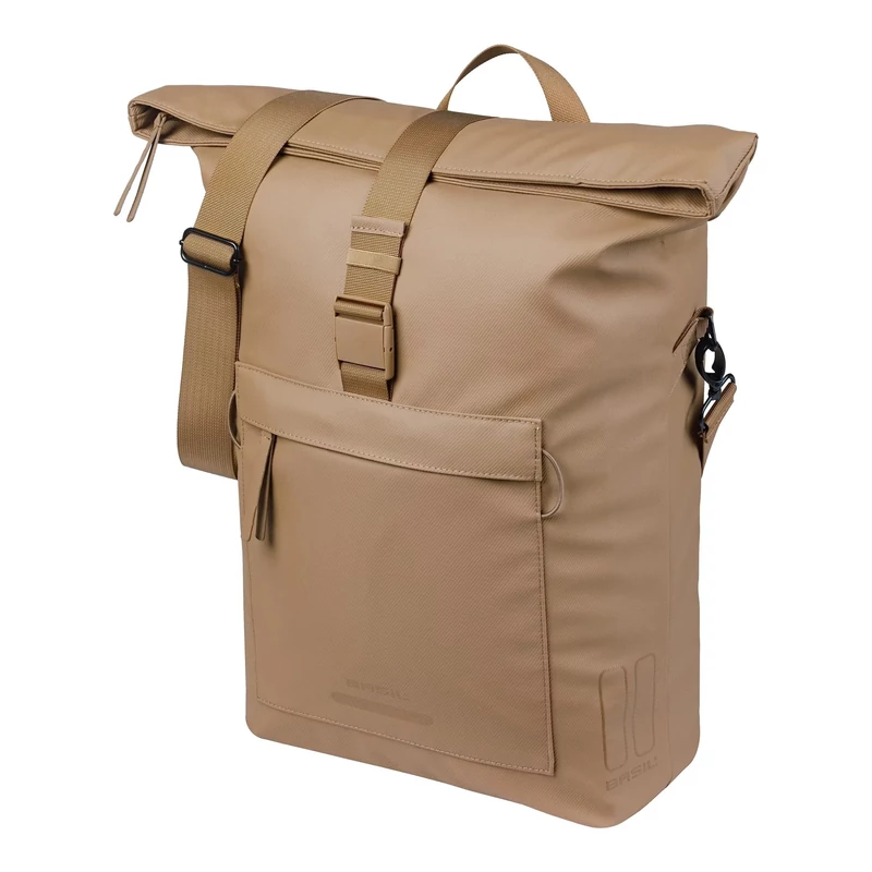 BASIL Brooklyn kerékpár oldaltáska - homok