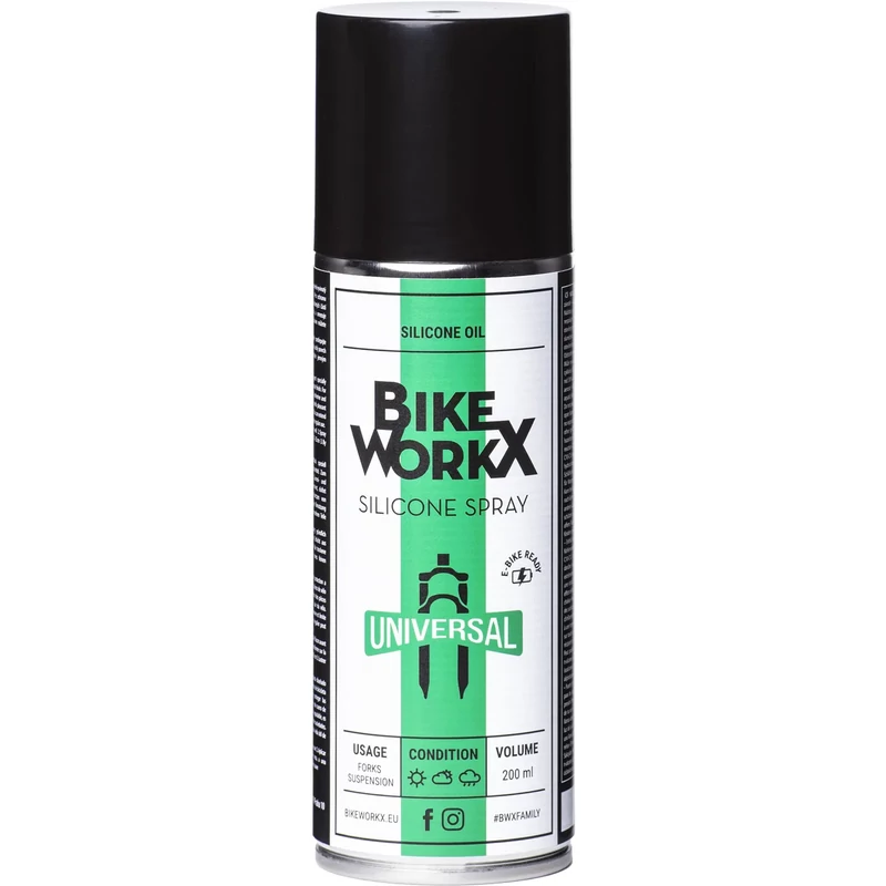 BIKEWORKX Silicone Spray kerékpár olaj - 200 ml