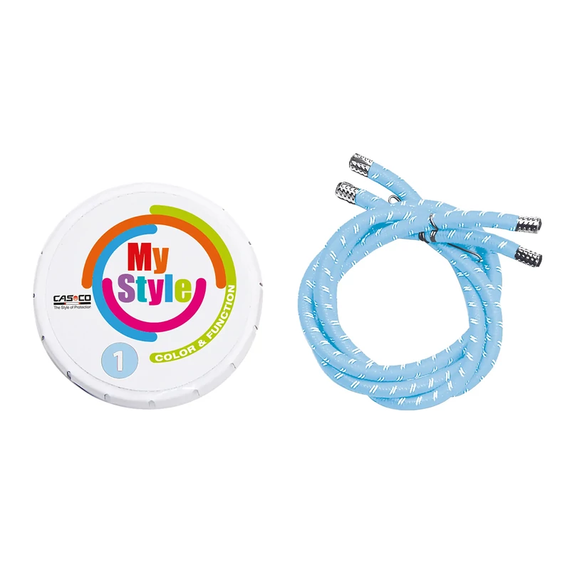 CASCO MyStyle Reflex kerékpáros sisak díszcsík - kék