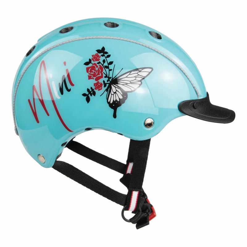 CASCO Mini 2 gyerek kerékpáros sisak - pillangós